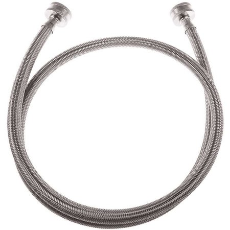 DURAPRO 3/4 in. x 3/4 in. x 60 in. Braided Stainless Steel Washing Machine Hose 531037